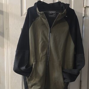 Express Black and Gray Hoodie